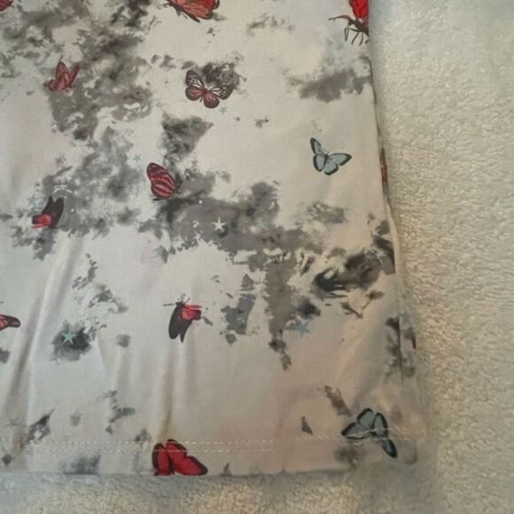 Medium Belle du Jour lightweight sleeveless hoodie w/‘Monarch butterflies - Picture 8 of 10